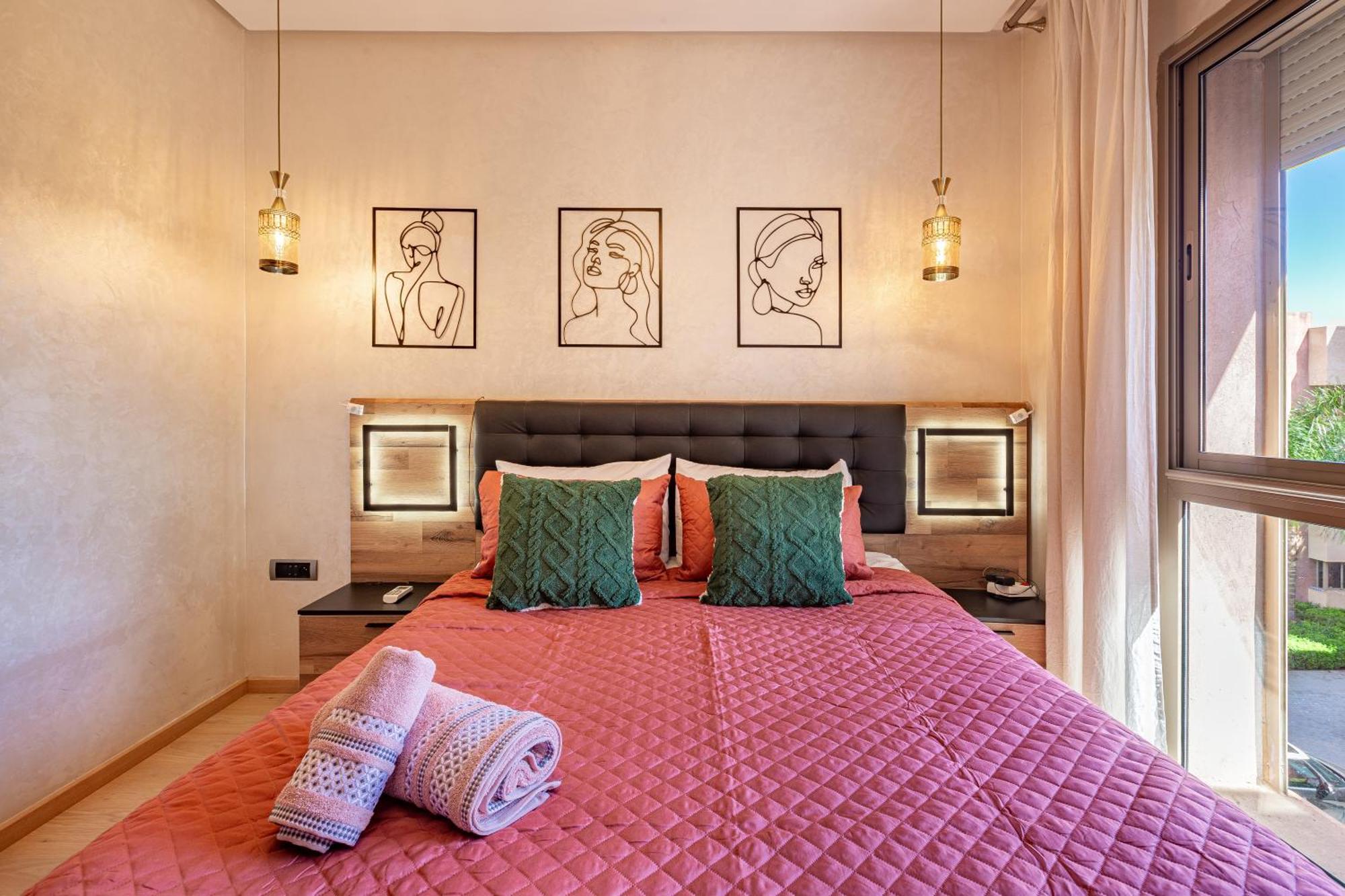 Luxury Living Flat In Prestigia Marrakech شقة *